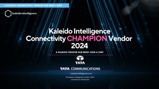 Tata Communications MOVE™: #1 Champion in eSIM connectivity by Kaleido Intelligence