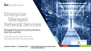 Leader in ISG Provider Lens Enterprise Managed Network Services: Managed enterprise connectivity solutions (DIA, VoIP and VPN) APEJCK
