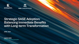 Strategic SASE adoption